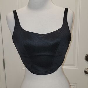 PINK Victoria's Secret Black Crop Top